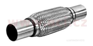 pružný člen výfuku STANDARD, vnitř. průměr 45 mm / délka pr. členu 150 mm / celk. délka 250 mm