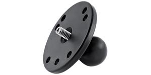 RAM® Ball Adapter with Round Plate and 1/4"-20 Threaded Stud