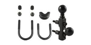 RAM® Motorcycle Brake/Clutch Reservoir & Handlebar Double Ball Base