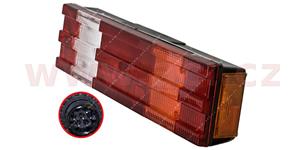rear lamp complete with reflex-reflector and connector on side TRUCK L