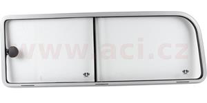Rear sliding window without rubber seal, left. Comes with brazilian closing system CLASSIC
