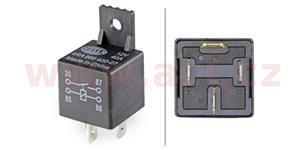 Rele spinaci 12V 30A s drzakem 4-pin HELLA