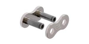 spojka reťazu 520HDS2, JT CHAINS (farba strieborná, nitovacie, typ RIVET)