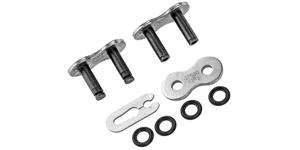 spojka reťazu 520X1R3, JT CHAINS (farba čierna, rozpojovacie, typ SPRING)