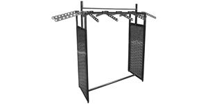 stojan na jeansy a kalhoty prostorový, OXFORD (DLxŠxV = 1250x450x1450 mm)