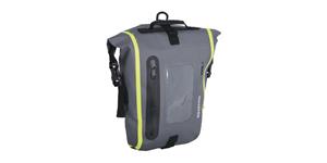 tankbag na motocykel Aqua M8, OXFORD (černý/šedý/žlutý fluo, s magnetickú základňou, objem 8 l)