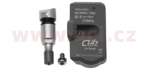 ventil TPMS 315MHz (jen vozy z USA), univerzální nenaprogramovaný, stříbrný