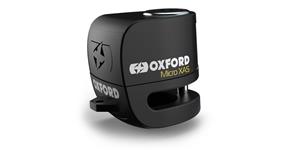 zámok kotúčové brzdy Micro XA5, OXFORD (integrovaný alarm, čierny, priemer čapu 5,5 mm)