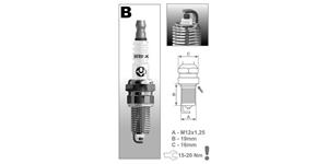 zapaľovacie sviečka BR12YC rad Super, BRISK - Česká Republika