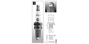 zapaľovacie sviečka BR14YS-9 rad Super, BRISK - Česká Republika